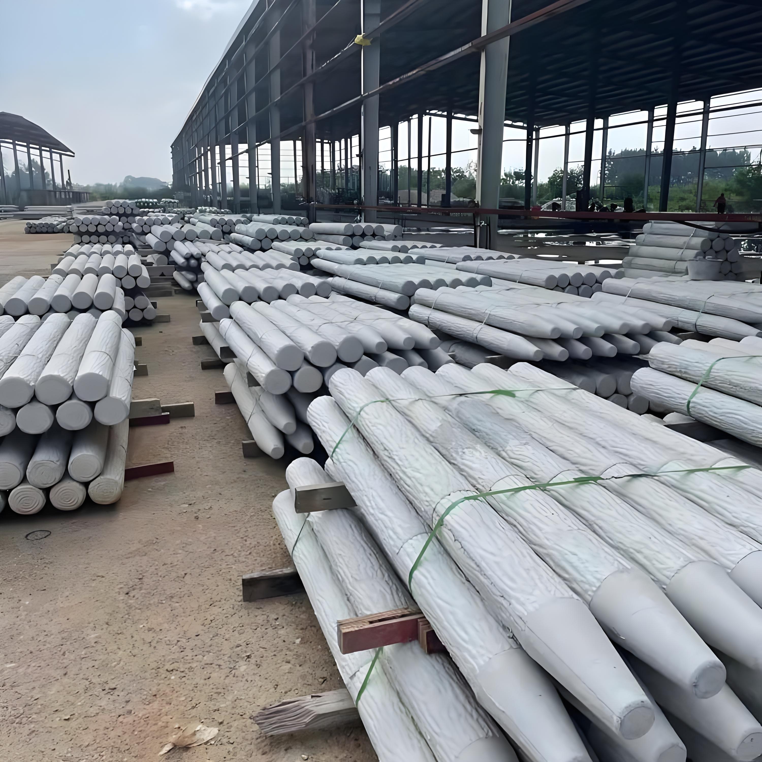 水泥仿木樁廠家泓樺錦嘉-打仿木樁需要打樁機嗎？